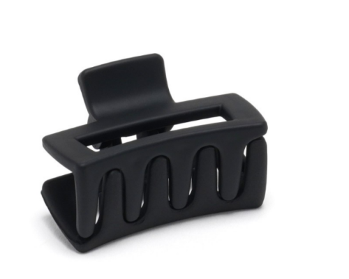 Заколка-краб 4см матовий коричневий 113-31648 1шт