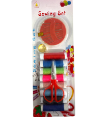 Набір нитки/голки дорожній на листі