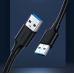 Дата кабель USB 2.0 AM/AM 0.5m US102 black Ugreen (10308)