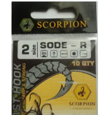 Гачки Scorpion SODE 3,7,8,9,10,11 (10 шт)