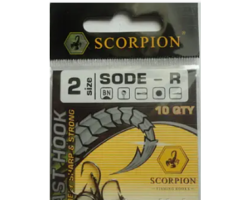Гачки Scorpion SODE 3,7,8,9,10,11 (10 шт)