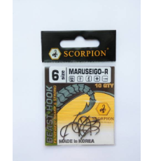 Гачки Scorpion MARUSEIGO 3, 4,5,6,7,8,9,11 (10 шт)
