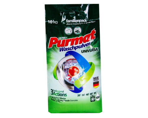 Purmat universal порошок для прання 10 кг п/е / засіб мийний для прання порошкоподібний Purmat universal порошок для прання 10 кг п/е / засіб мийний для прання порошкоподібний