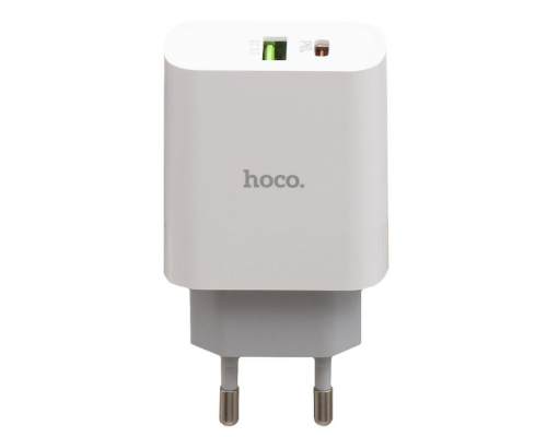 Зарядний Пристрій Hoco C80A PD 20W + QC3.0 Type-C to Lightning