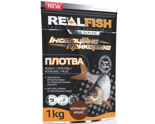 RealFish Плотва Коріандр-арахіс 1кг