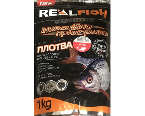 RealFish Плотва Мотиль 1кг